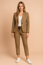 Women's Suit – Relaxed Blazer & Drawstring Trouser Suit – Sofia 1