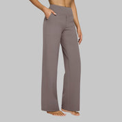 Women's Comfort-Fit Joggers – Stretchy Everyday Jogging Bottoms 0