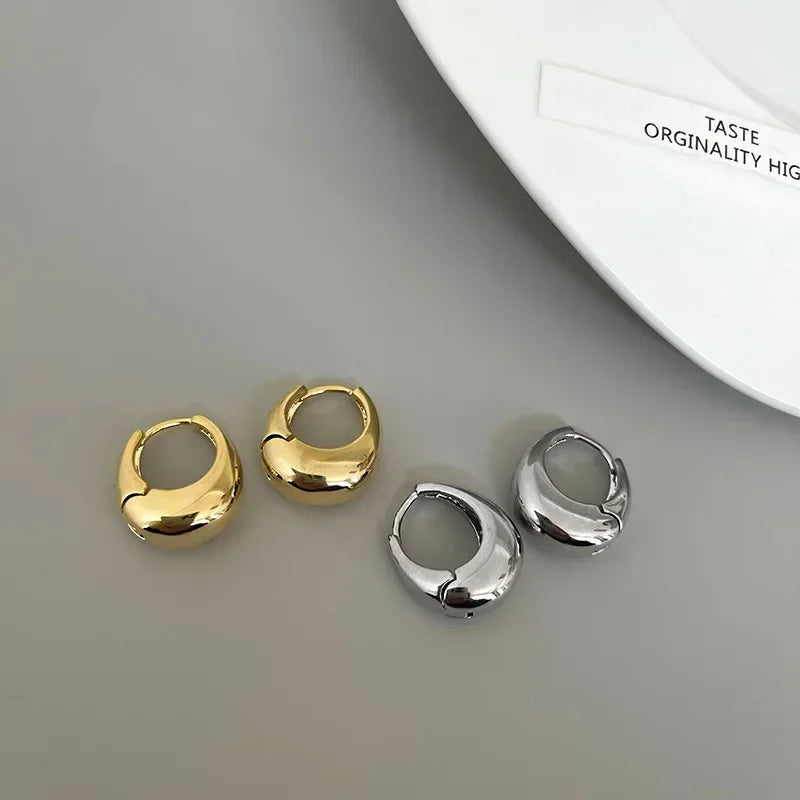 Silver Hoop Earrings – Surgical Steel Elegant Earrings for Any Occasion 4