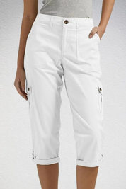 Women's Cargo Shorts with Roll-Up Hem – Functional Casual Shorts – Margot 8