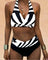 Geometric High-Waisted Bikini for Women – Two-Piece Halter Swimwear 1