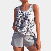 Printed One-Piece Swimsuit for Women – Fashionable Summer Bathing Suit 1