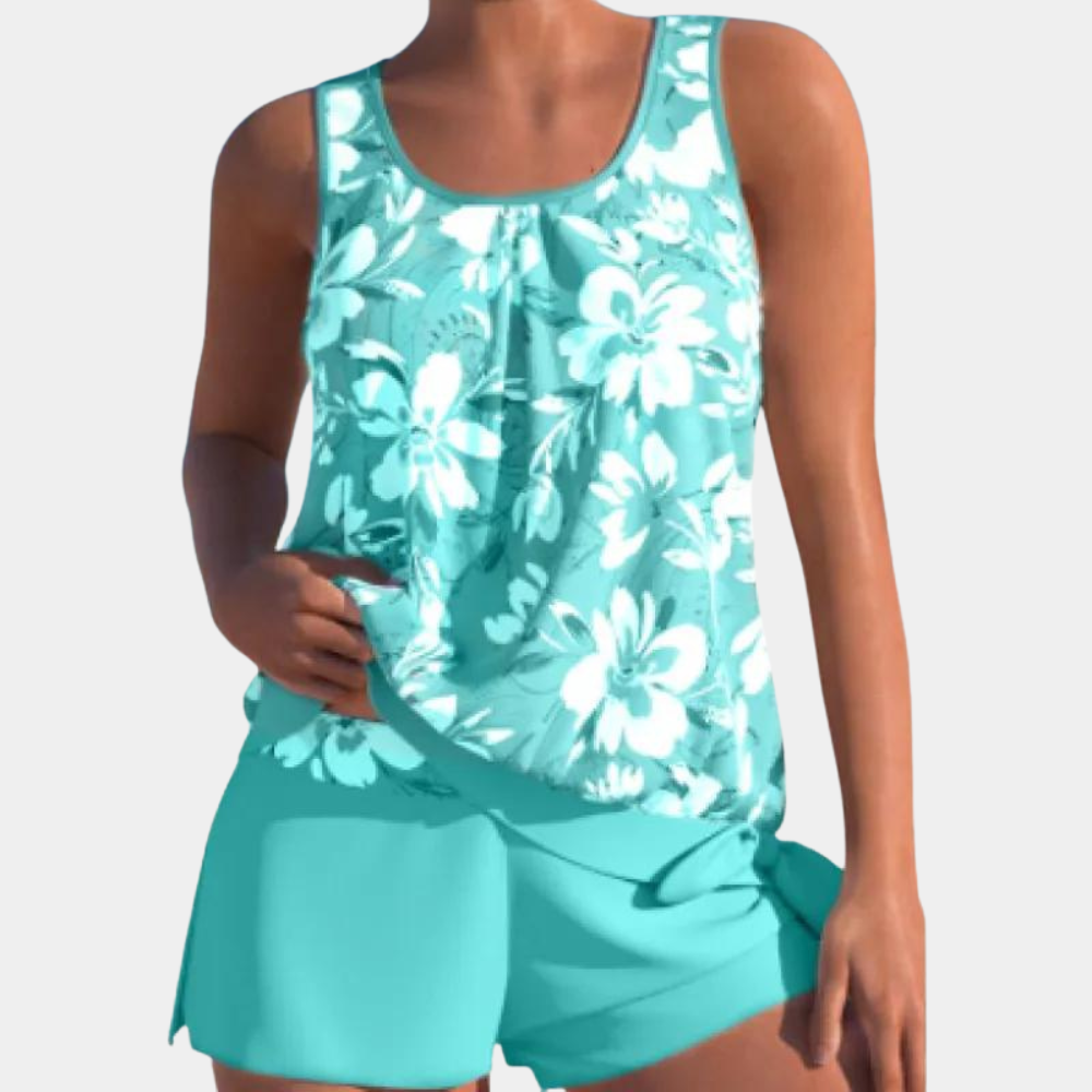 Printed One-Piece Swimsuit for Women – Fashionable Summer Bathing Suit 2