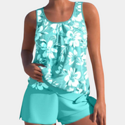 Printed One-Piece Swimsuit for Women – Fashionable Summer Bathing Suit 2