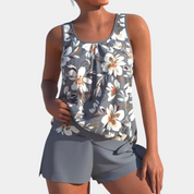 Printed One-Piece Swimsuit for Women – Fashionable Summer Bathing Suit 3