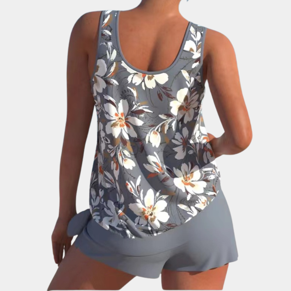 Printed One-Piece Swimsuit for Women – Fashionable Summer Bathing Suit 4