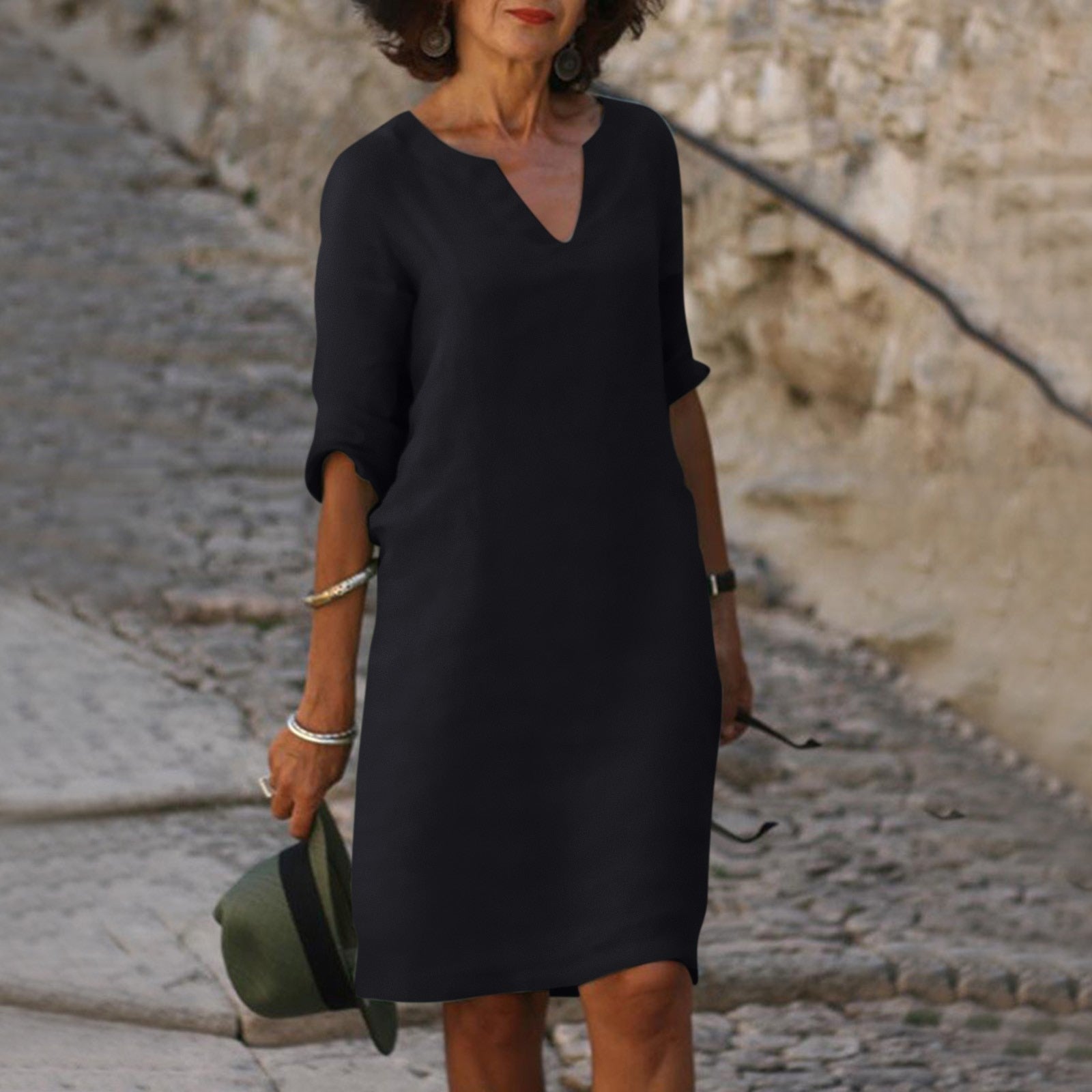 V-Neck Wedding Guest Dress for Women – Elegant Evening & Summer Dress 1