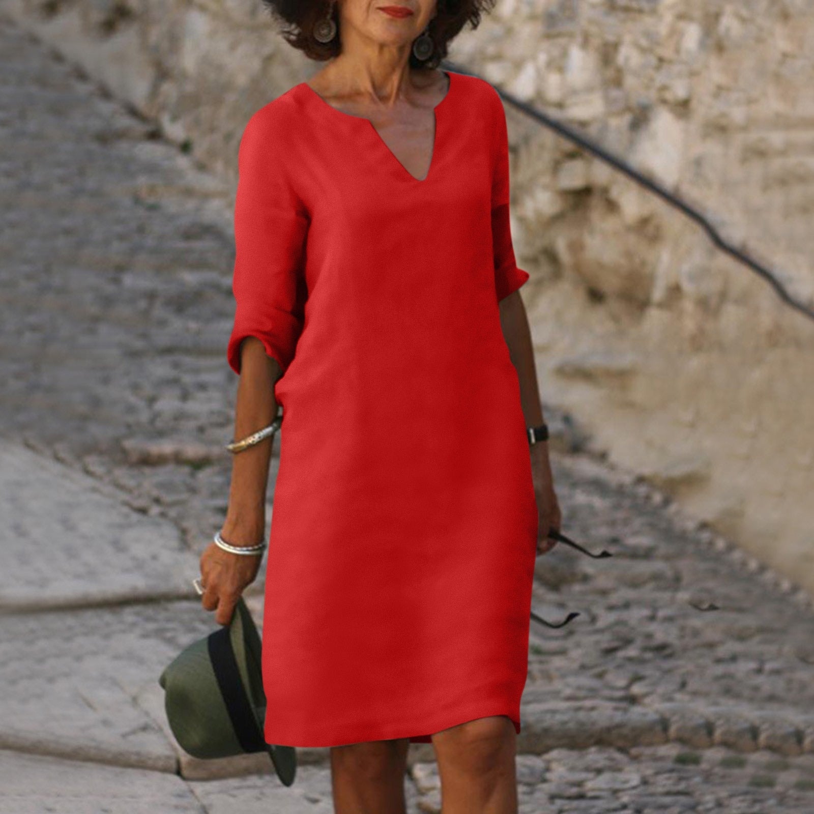 V-Neck Wedding Guest Dress for Women – Elegant Evening & Summer Dress 5