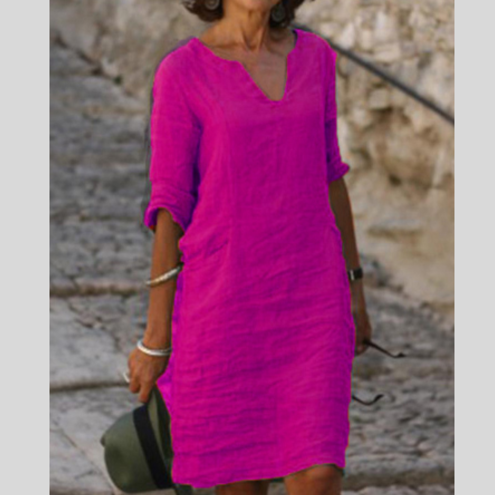 V-Neck Wedding Guest Dress for Women – Elegant Evening & Summer Dress 9