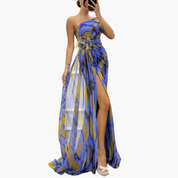 One-Shoulder Maxi Dress for Women – Multicolour Summer Dress 10