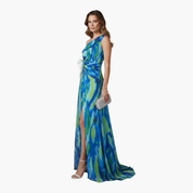 One-Shoulder Maxi Dress for Women – Multicolour Summer Dress 2