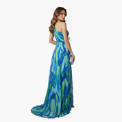 One-Shoulder Maxi Dress for Women – Multicolour Summer Dress 3