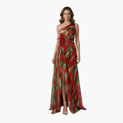 One-Shoulder Maxi Dress for Women – Multicolour Summer Dress 8