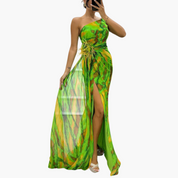 One-Shoulder Maxi Dress for Women – Multicolour Summer Dress 9