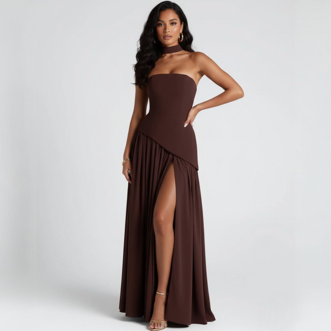 Fit-and-Flare Maxi Dress for Women – Elegant Wedding Guest & Evening Dress 3