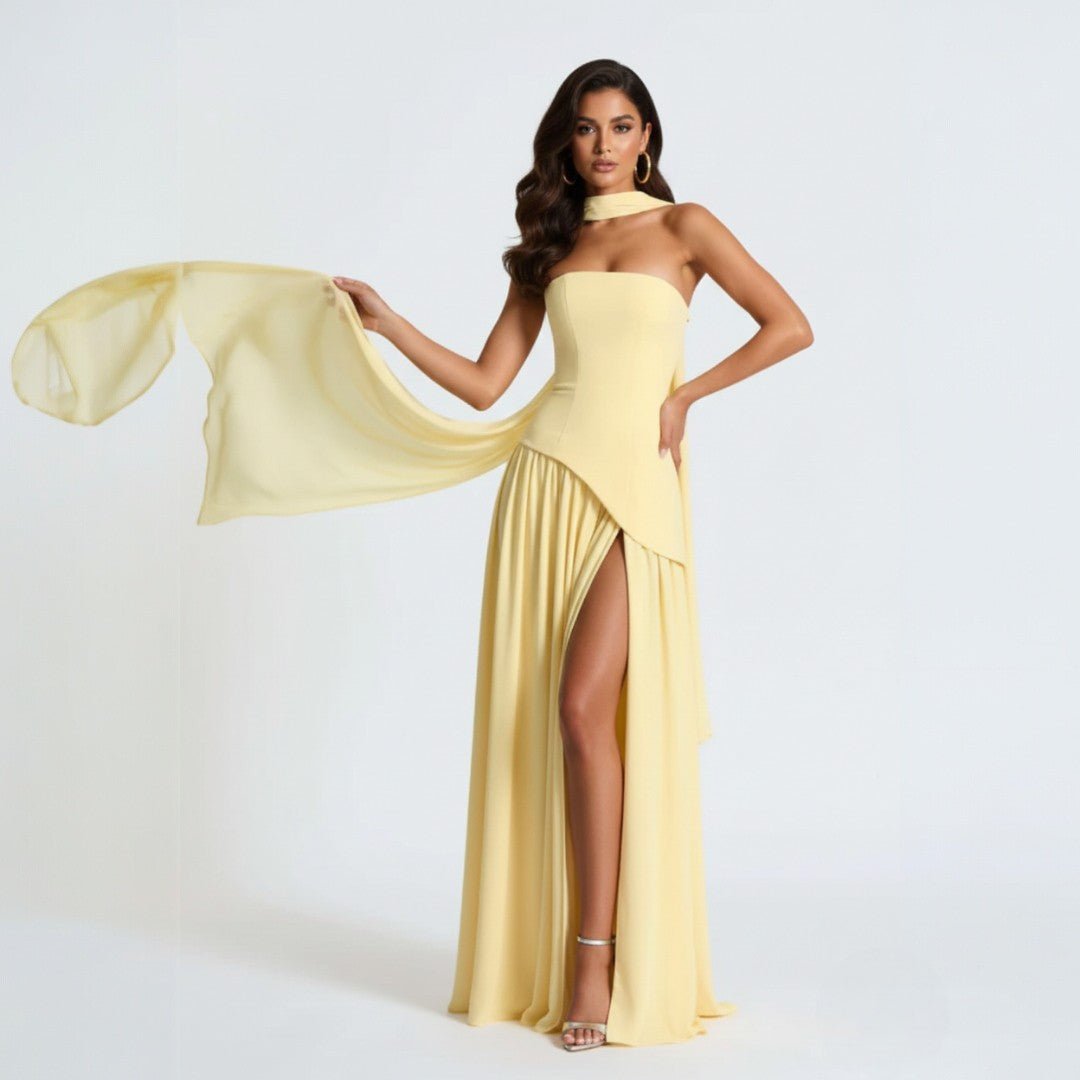 Fit-and-Flare Maxi Dress for Women – Elegant Wedding Guest & Evening Dress 5