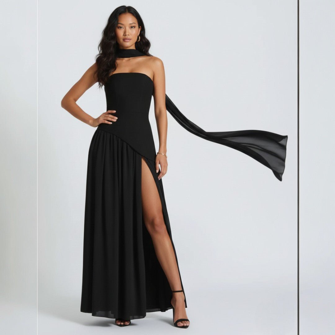 Fit-and-Flare Maxi Dress for Women – Elegant Wedding Guest & Evening Dress 6