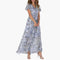 Black Midi Dress for Women – Elegant Round-Neck Wedding Guest & Summer Dress 1