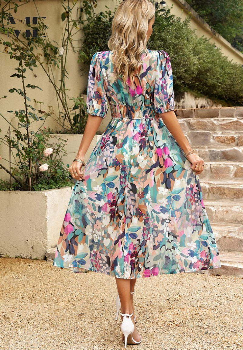 Floral Summer Dress for Women – Romantic Dress for Brunch & Weekend Parties 2