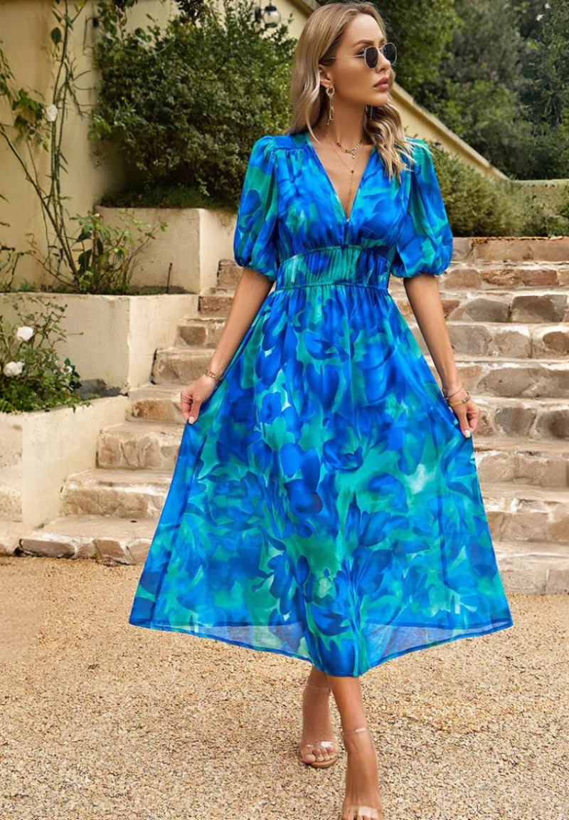 Floral Summer Dress for Women – Romantic Dress for Brunch & Weekend Parties 5