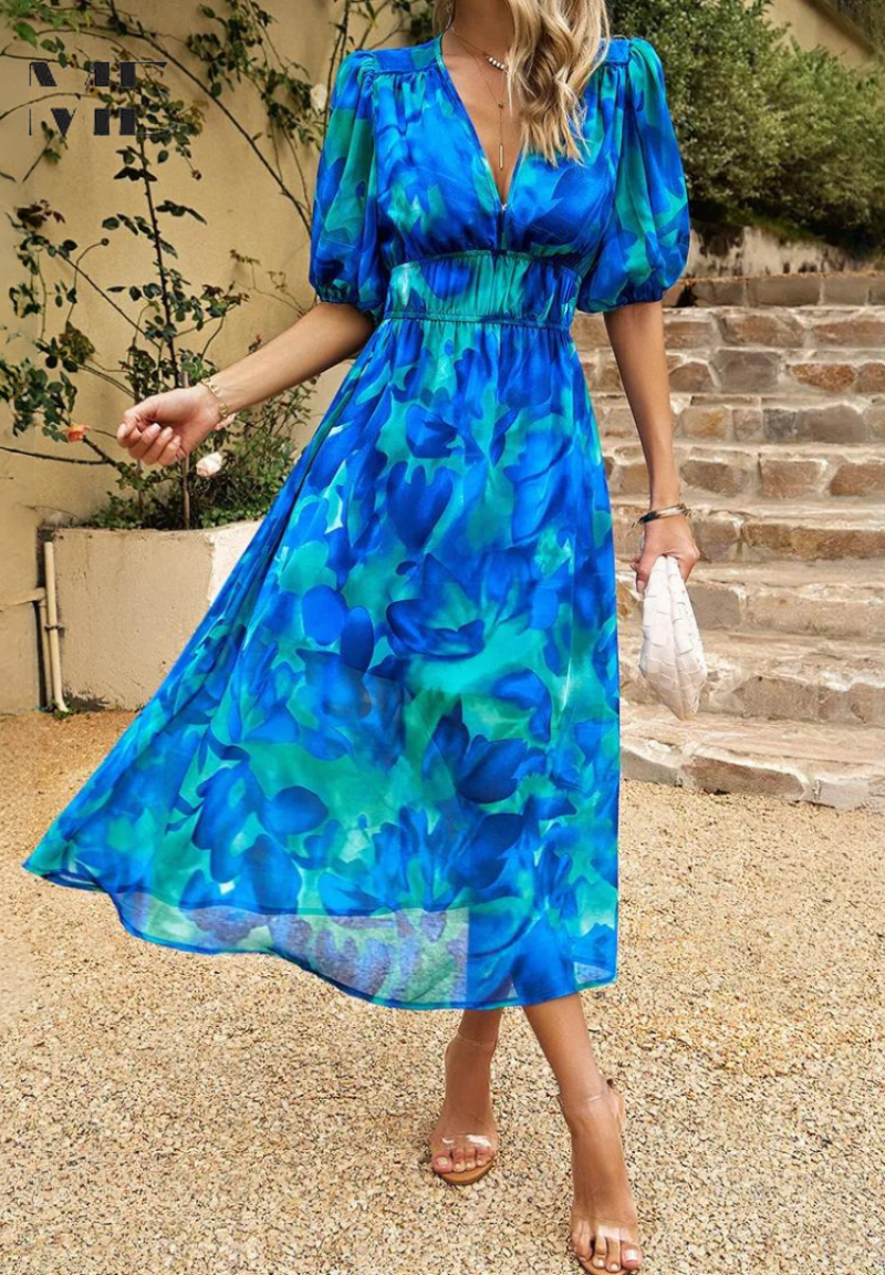 Floral Summer Dress for Women – Romantic Dress for Brunch & Weekend Parties 8