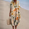 Floral Summer Dress for Women – V-Neck Relaxed Dress for Warm Days 2