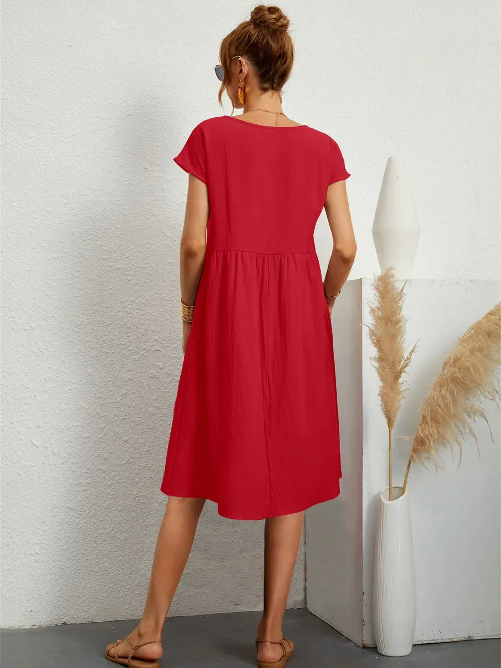 Summer Dress for Women with Pockets – Stylish & Comfortable Everyday Dress 2