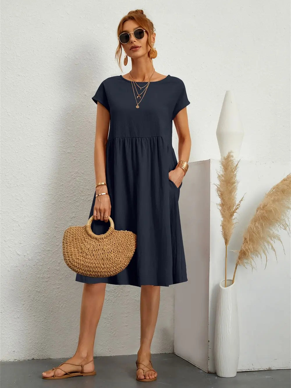 Summer Dress for Women with Pockets – Stylish & Comfortable Everyday Dress 5