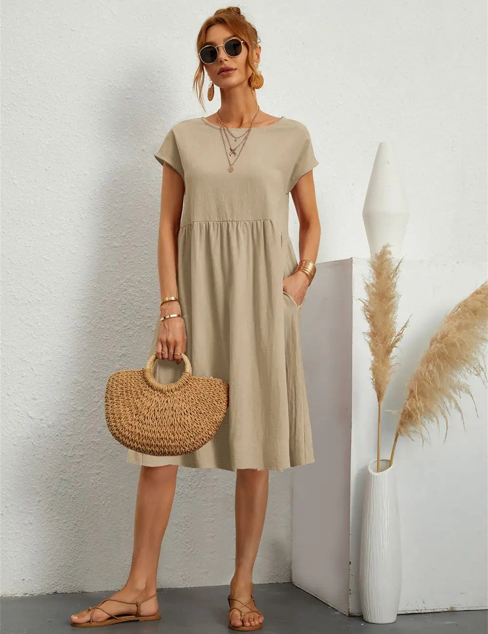 Summer Dress for Women with Pockets – Stylish & Comfortable Everyday Dress 8