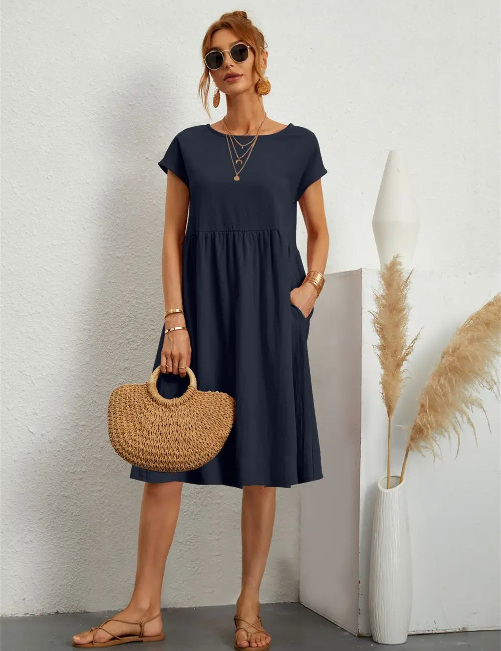 Summer Dress for Women with Pockets – Stylish & Comfortable Everyday Dress 9