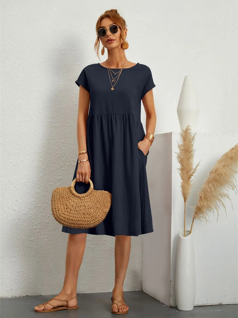 Summer Dress for Women with Pockets – Stylish & Comfortable Everyday Dress 9