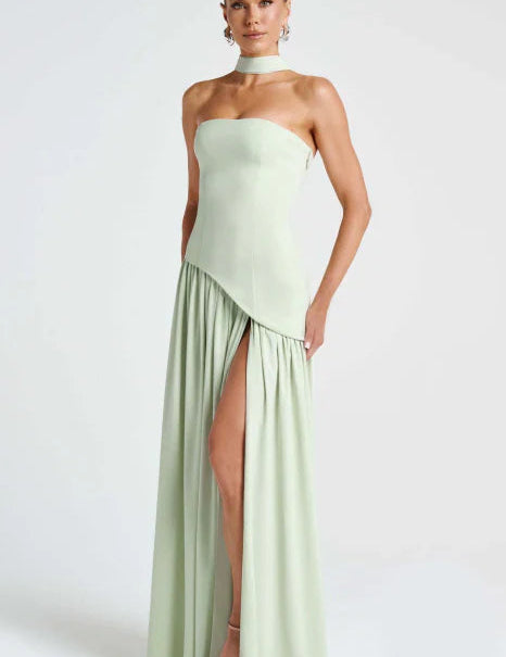 Strapless Maxi Dress for Women – Elegant Wedding Guest & Evening Dress 3