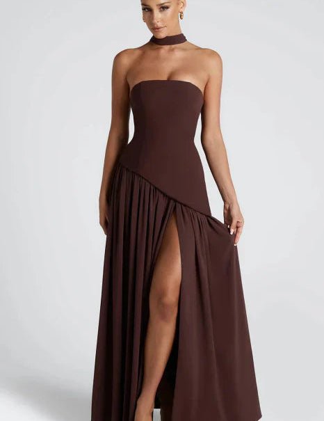 Strapless Maxi Dress for Women – Elegant Wedding Guest & Evening Dress 5