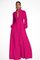 Long-Sleeve Maxi Dress for Women – Wedding Guest Dress with Pockets, Elegant & Floaty 1