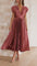Pleated Maxi Dress for Women – Elegant Wedding Guest Summer Dress 0