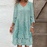 Floral Midi Dress for Weddings – Stylish Comfortable Summer Dress 1