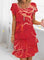 Ruffle Wedding Guest Dress with Short Sleeves – Elegant Evening Dress – Caroline 3