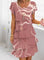 Ruffle Wedding Guest Dress with Short Sleeves – Elegant Evening Dress – Caroline 6