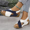 Women's Two-Tone Sandals – Fashionable Summer Sandals – Sunny 0