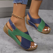 Women's Two-Tone Sandals – Fashionable Summer Sandals – Sunny 10