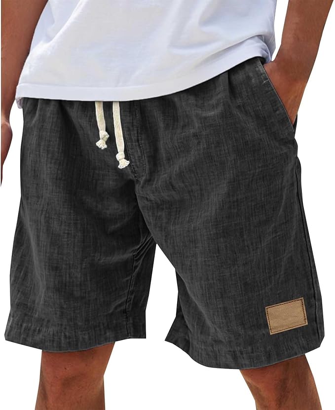 Men's Boardwalk Shorts with Elastic Waist – Comfortable Summer Shorts – Arlon 0
