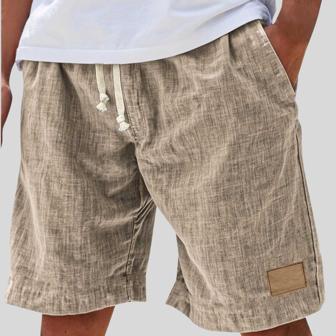 Men's Boardwalk Shorts with Elastic Waist – Comfortable Summer Shorts – Arlon 1