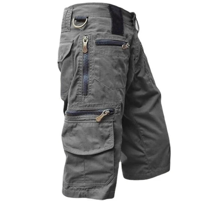 Men's Cargo Shorts – Functional Outdoor Shorts with Zip Pockets 0