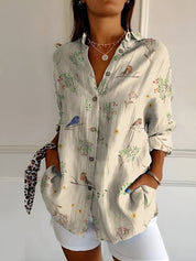 Chic Printed Blouse for Women – Elegant Style for Any Occasion 4