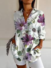Chic Printed Blouse for Women – Elegant Style for Any Occasion 7