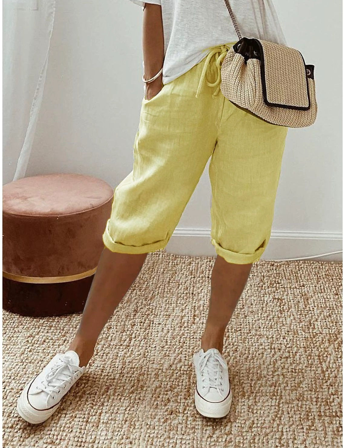 Women's Capri Trousers – Relaxed-Fit Summer Trousers for Warm Days