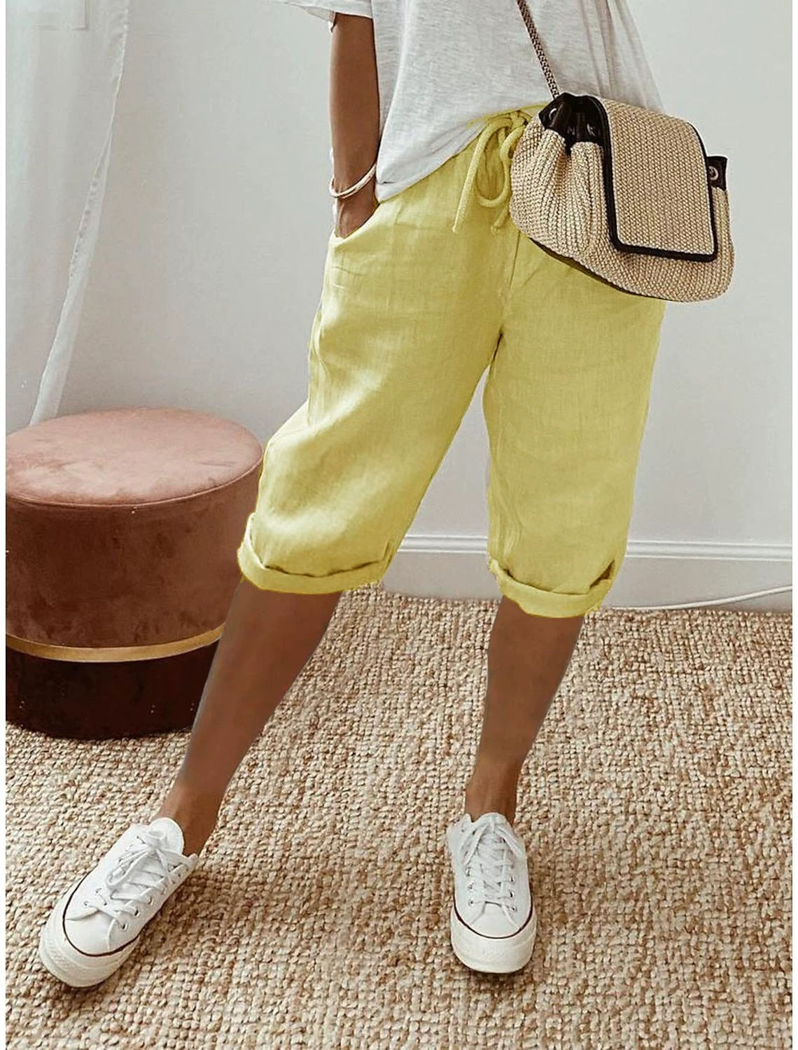 Women's Capri Trousers – Relaxed-Fit Summer Trousers for Warm Days