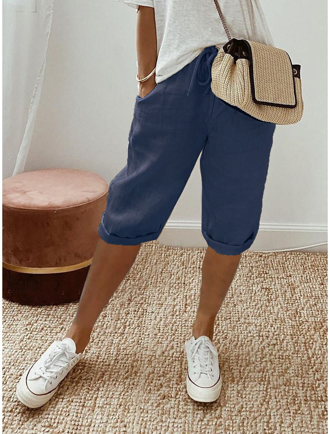 Women's Capri Trousers – Relaxed-Fit Summer Trousers for Warm Days
