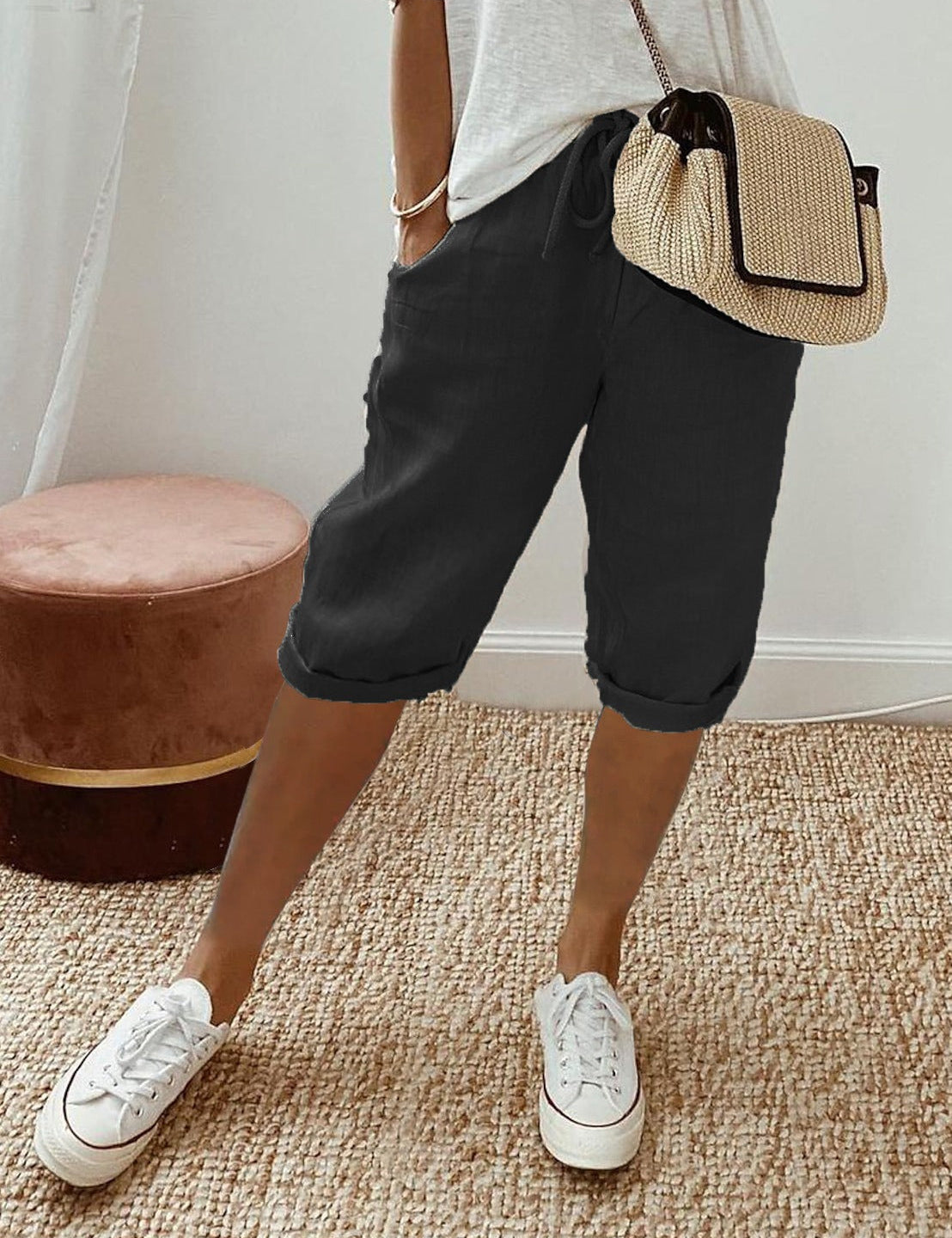 Women's Capri Trousers – Relaxed-Fit Summer Trousers for Warm Days