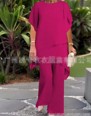 Two-Piece Layered Set for Women – Draped Corset Co-ord – Aine